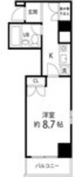 ハイリーフ芝大門の物件間取画像